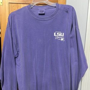 LSU - Home is where the Heart is- long sleeve tee